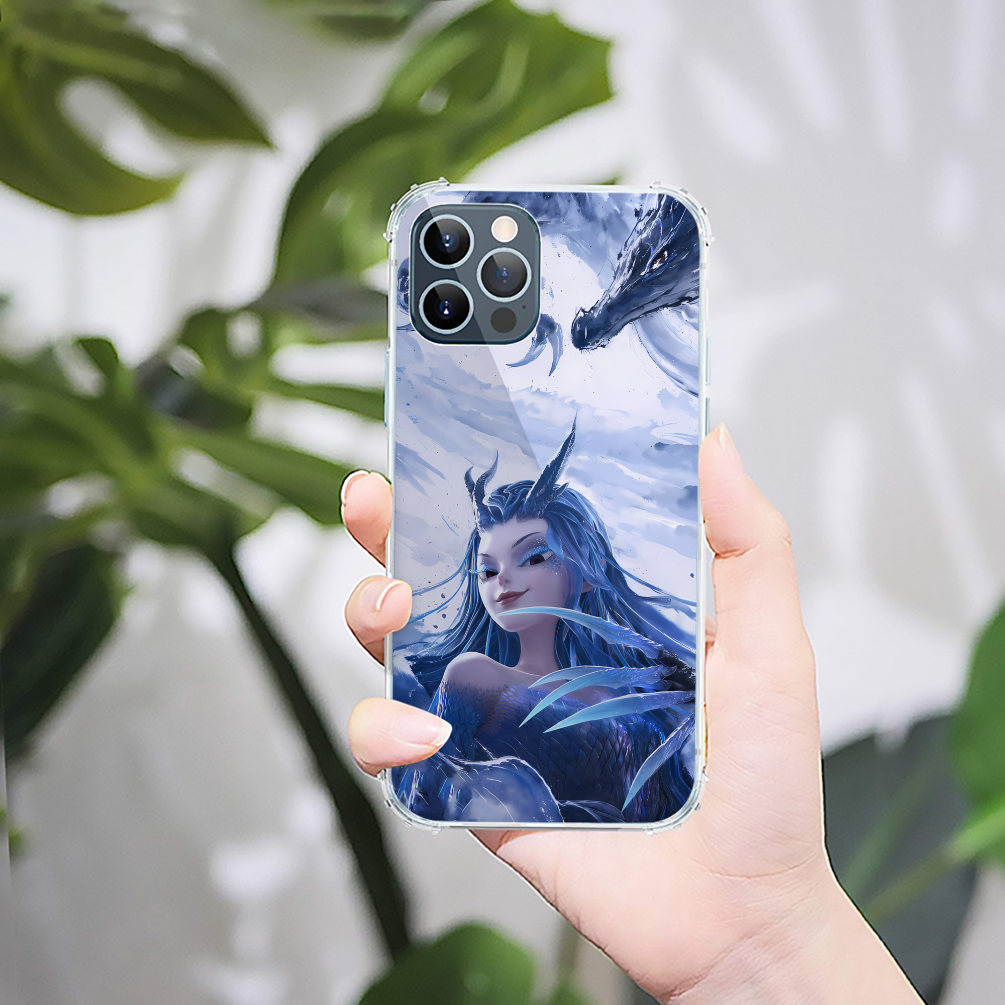 （画像用） Ne Zha 2 ナタ 魔童の大暴れ 【iPhone 12シリーズ対応】透明スマホケース（クリアソフトケース）